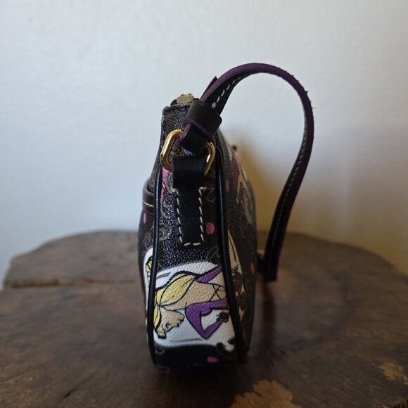 Dooney & Bourke Disney Parks Runaway Princess Crossbody Pouchette Bag Black NWOT - Picture 12 of 16